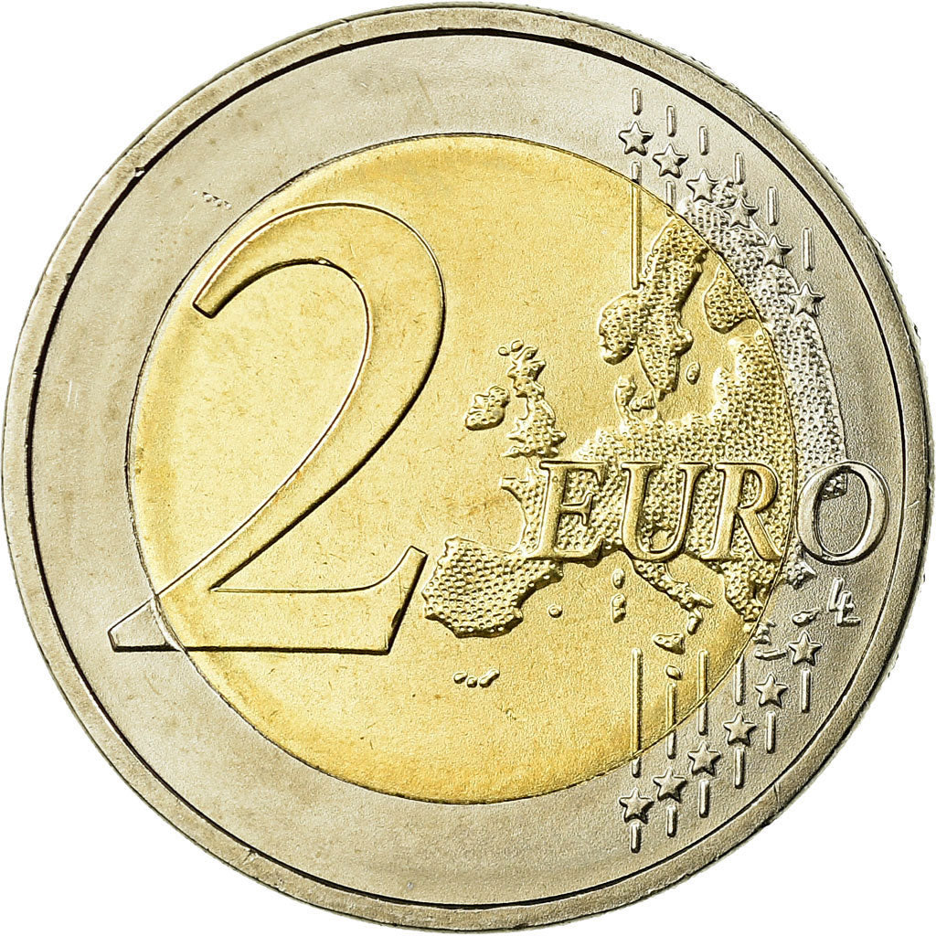 Bundesrepublik Deutschland, 2 Euro, 10 ans de l'Euro, 2012, VZ, Bi-Metallic