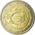 Niemcy - RFN, 2 Euro, 10 ans de l'Euro, 2012, Munich, AU(55-58), Bimetaliczny