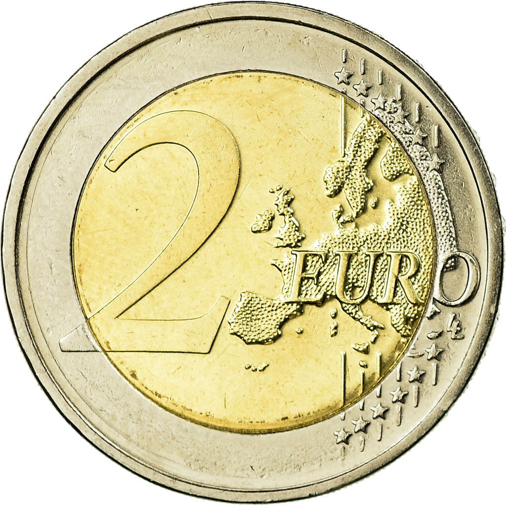 GERMANY - FEDERAL REPUBLIC, 2 Euro, 10 ans de l'Euro, 2012, AU(55-58)