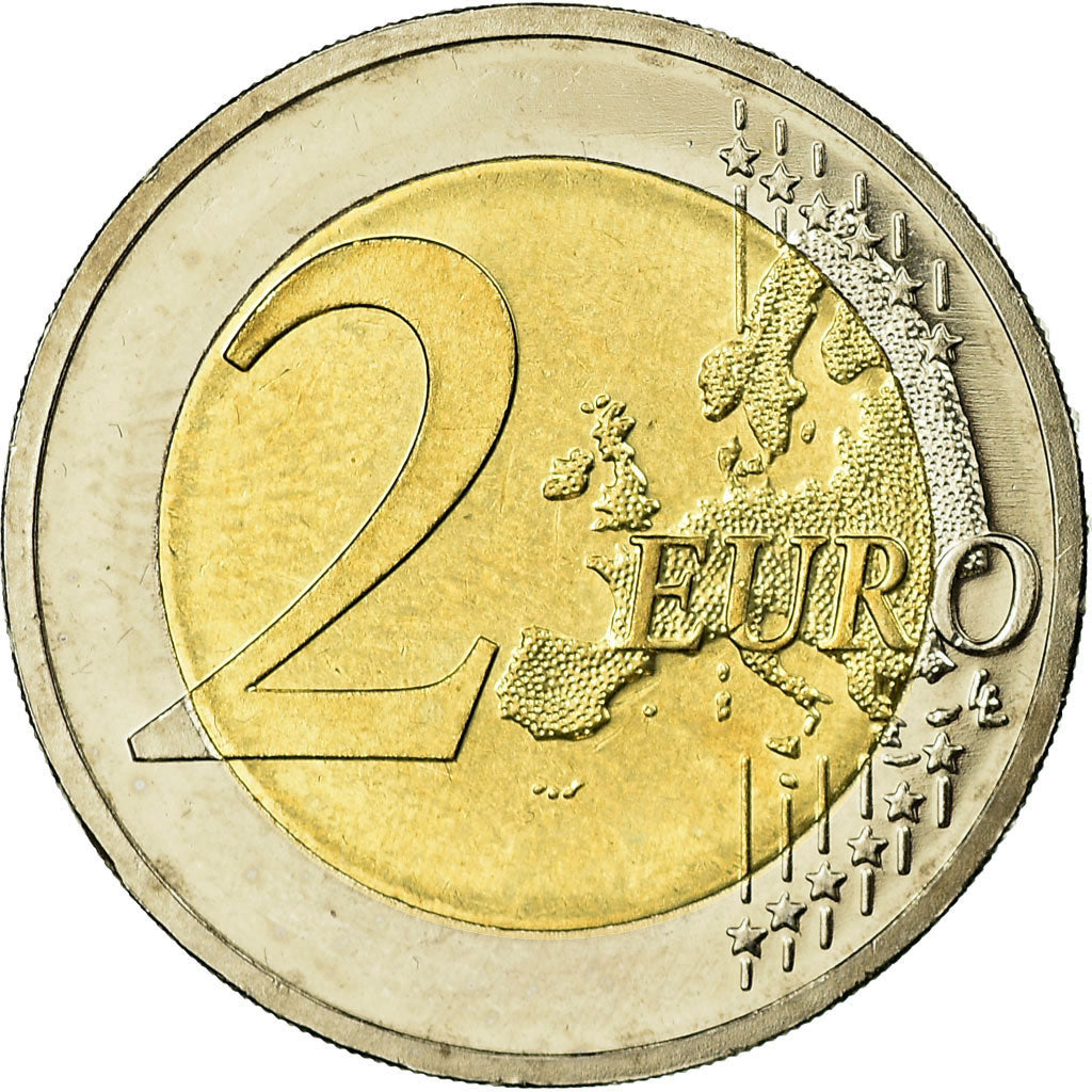 GERMANY - FEDERAL REPUBLIC, 2 Euro, 10 ans de l'Euro, 2012, AU(55-58)