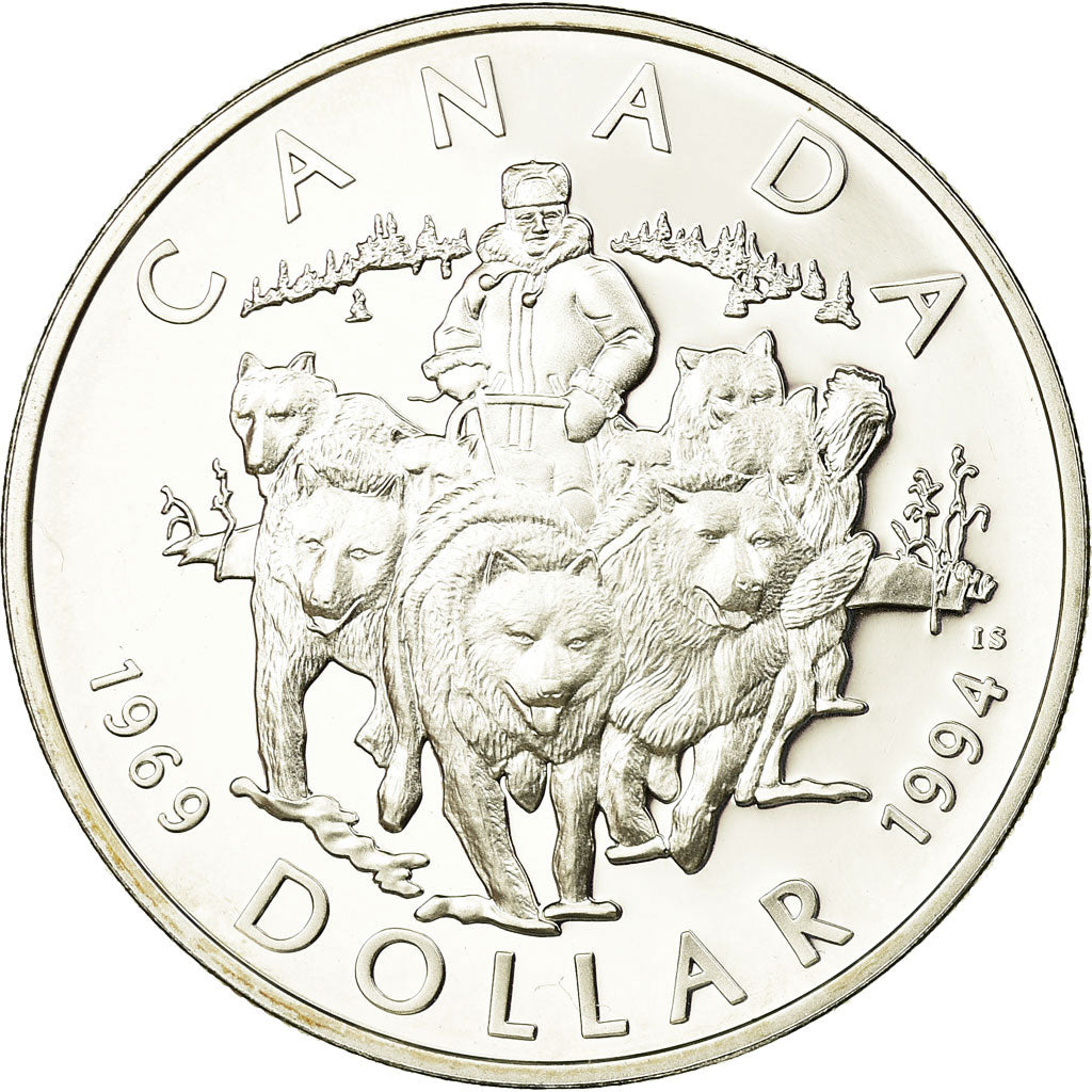 Coin, Canada, Elizabeth II, Dollar, 1994, Royal Canadian Mint, Ottawa, Proof