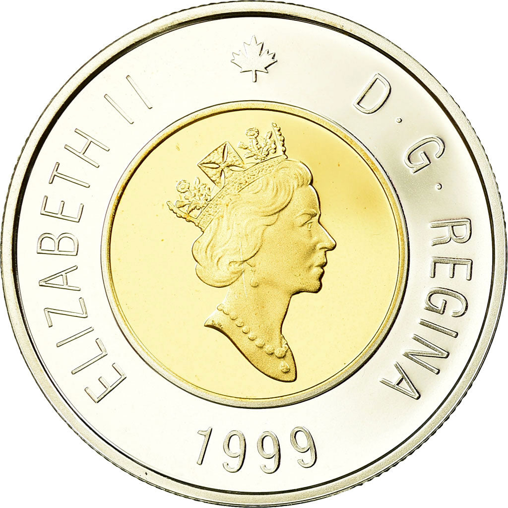 Coin, Canada, Elizabeth II, 2 Dollars, 1999, Royal Canadian Mint, Ottawa, Proof