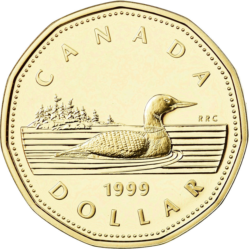 Coin, Canada, Elizabeth II, Dollar, 1999, Royal Canadian Mint, Ottawa, Proof