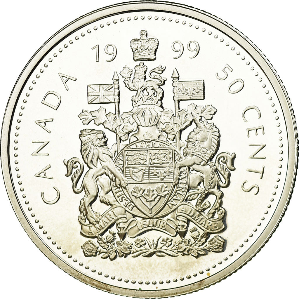 Monnaie, Canada, Elizabeth II, 50 Cents, 1999, Royal Canadian Mint, Ottawa