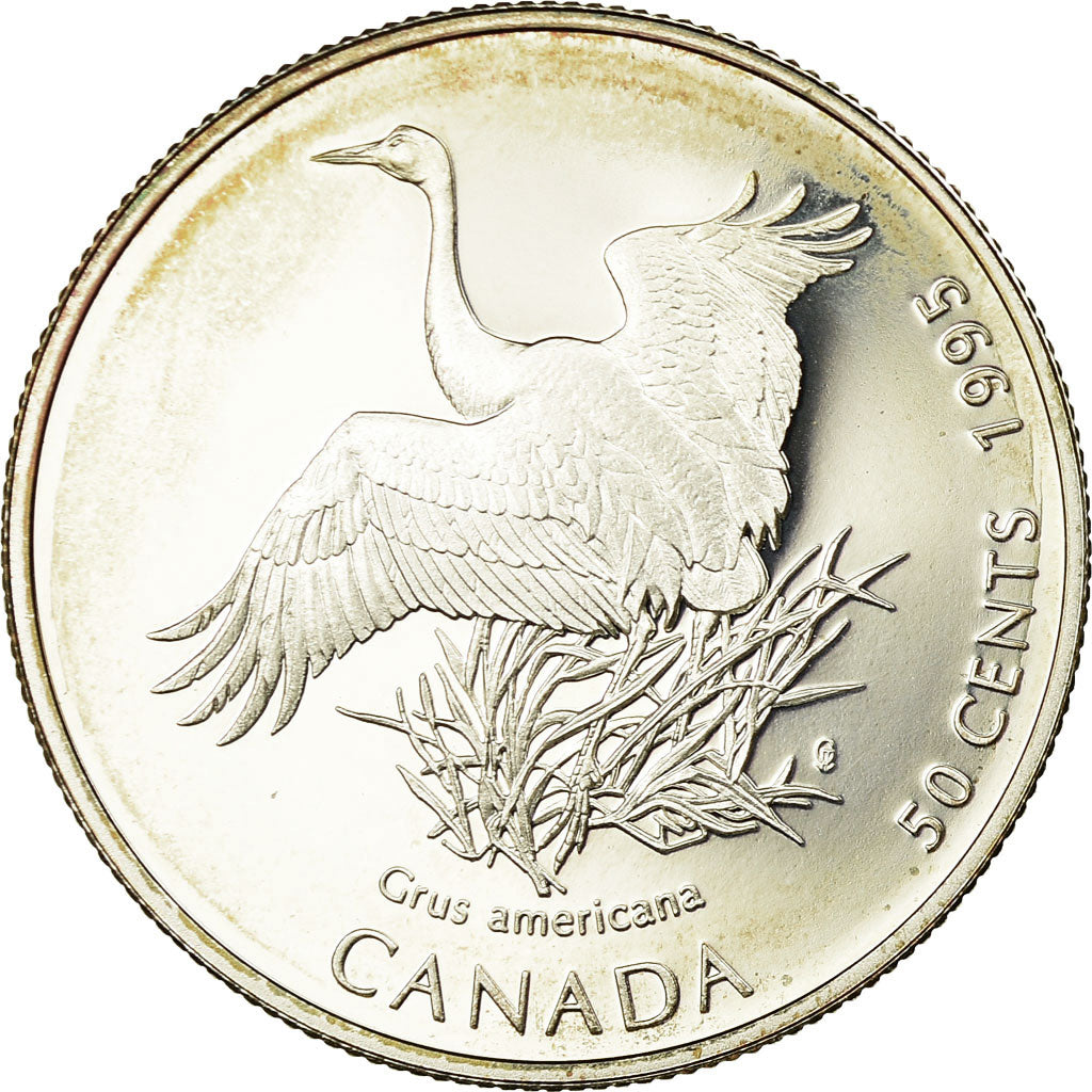 Coin, Canada, Elizabeth II, 50 Cents, 1995, Royal Canadian Mint, Ottawa, Proof