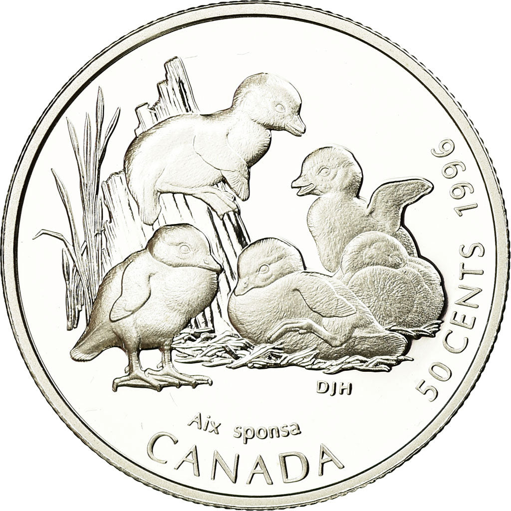 Coin, Canada, Elizabeth II, 50 Cents, 1996, Royal Canadian Mint, Ottawa, Proof