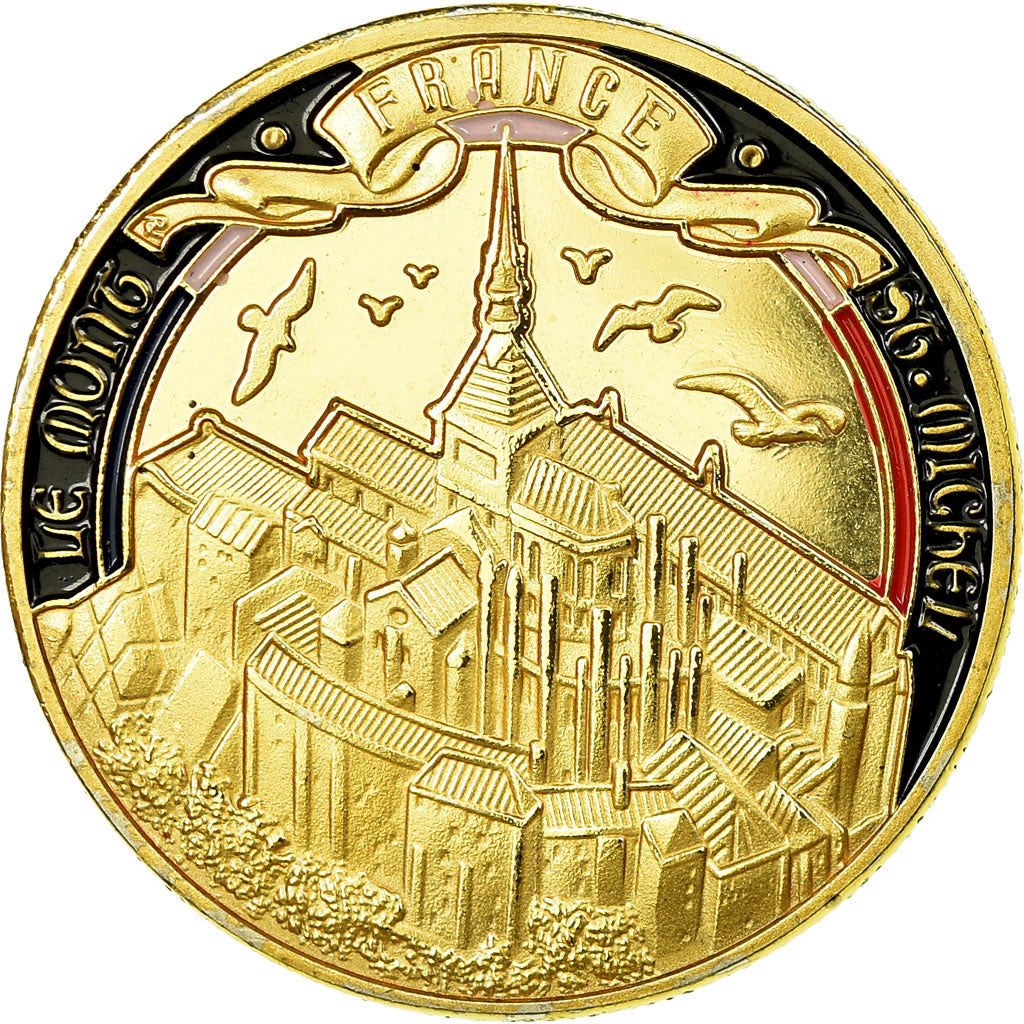 France, Token, Touristic token, le Mont-Saint-Michel, AU(55-58), (No