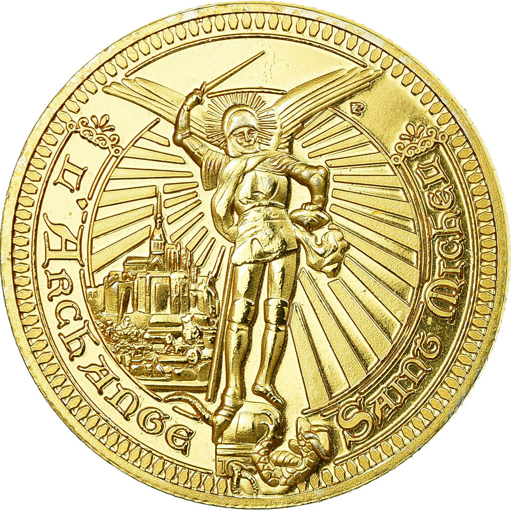 France, Token, Touristic token, le Mont-Saint-Michel, AU(55-58), (No