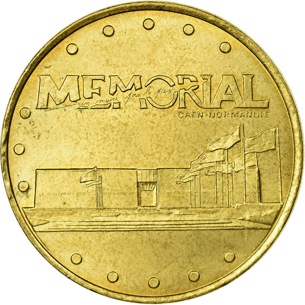 France, Token, Touristic token, Caen - Mémorial n°1, Arts & Culture, 2001