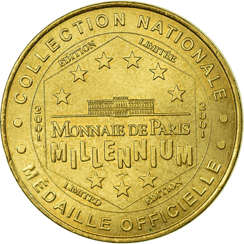 France, Token, Touristic token, Caen - Mémorial n°1, Arts & Culture, 2001