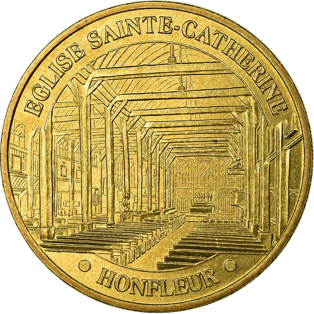 France, Token, Touristic token, Honfleur - Eglise Ste Catherine, Arts & Culture