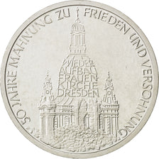 GERMANY - FEDERAL REPUBLIC, 10 Mark, 1995, Hamburg, KM #185, MS(65-70), Silver,.