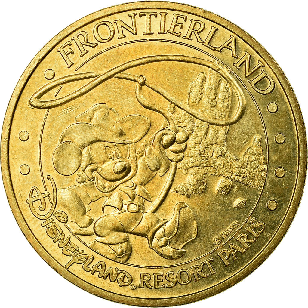 France, Jeton, Jeton Touristique, Disneyland n° 4 - Frontierland, Arts &
