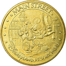 France, Jeton, Jeton Touristique, Disneyland n°3 - Main Street, Arts & Culture