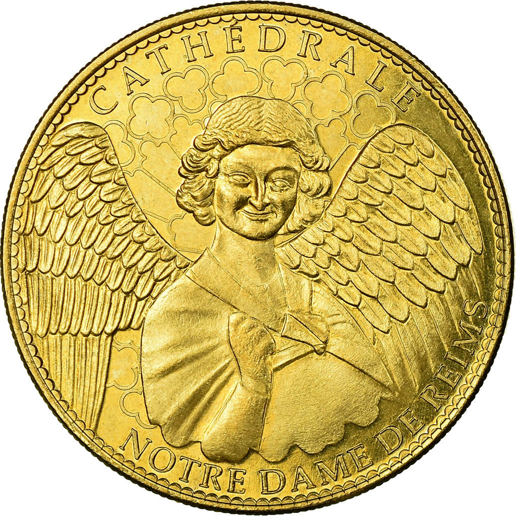 France, Token, Reims - Cathédrale n°2 - Ange, 2006, Arthus Bertrand