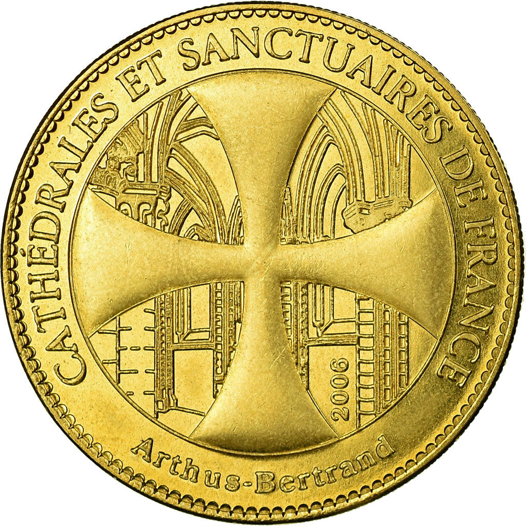 France, Token, Cathédrale Notre-Dame, Reims, 2006, Arthus Bertrand, EF(40-45)