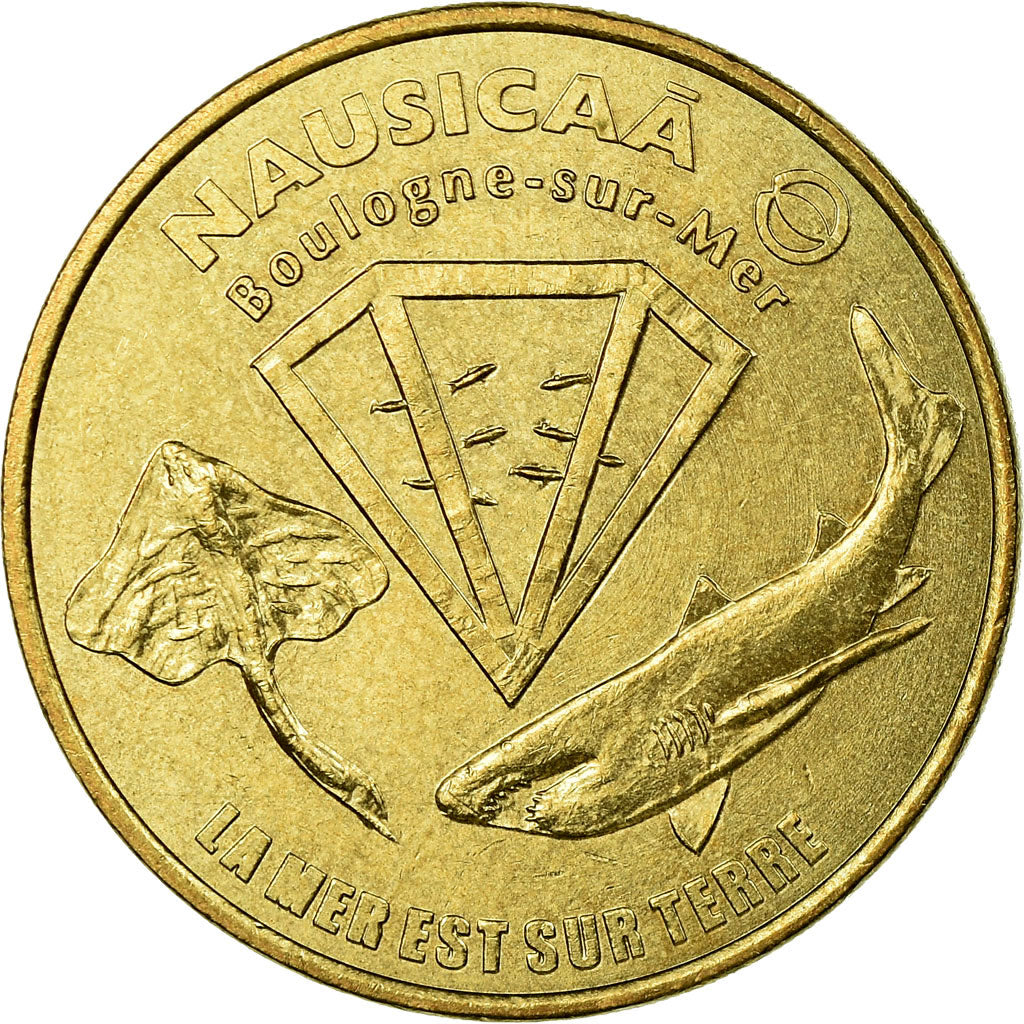 Francia, Token, Jetón turístico, Boulogne-sur Mer  - Nausicaa n° 1, Arts &