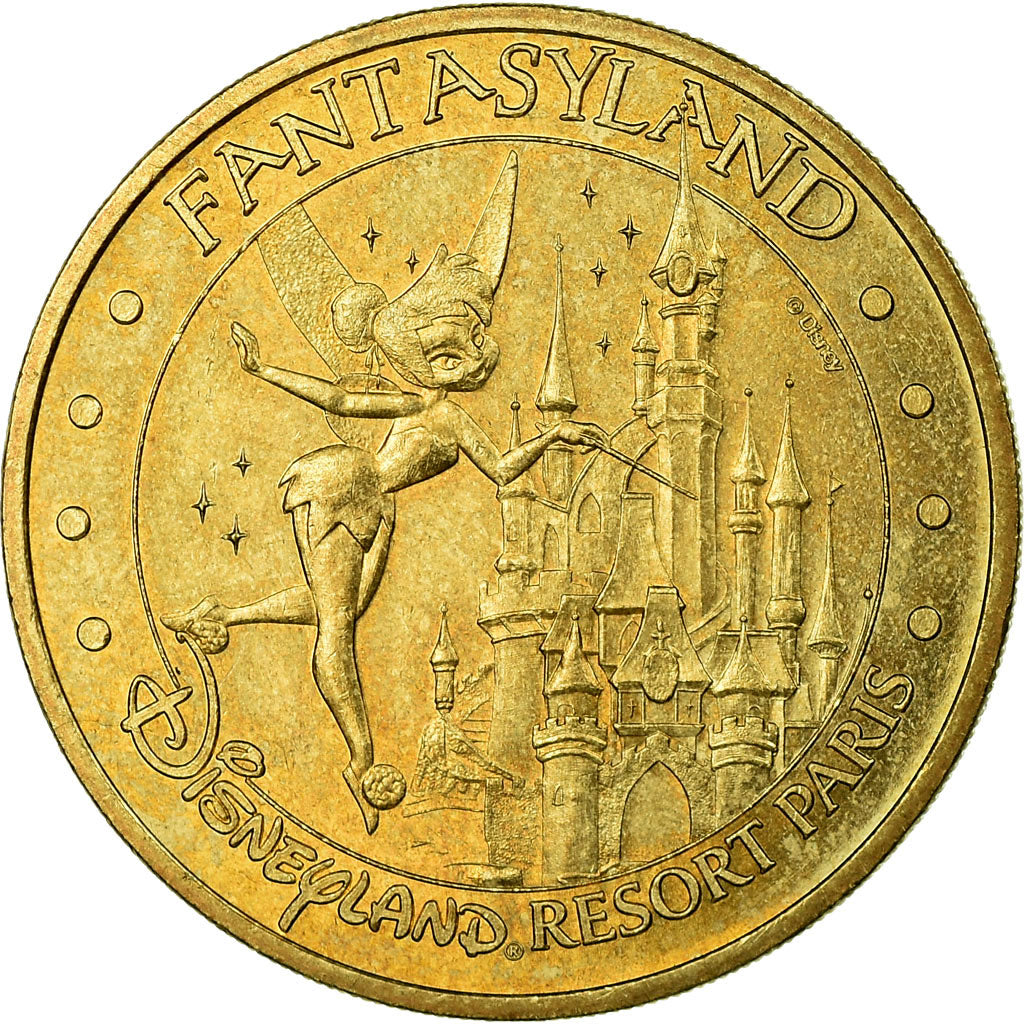Frankreich, Token, Touristic token, Disneyland n°5 - Fantasyland, Arts &