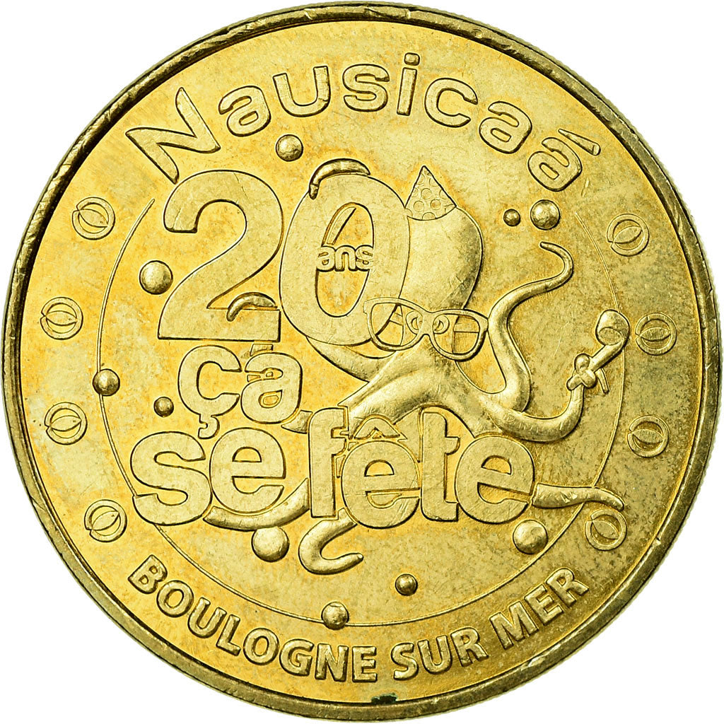 Francia, Token, Jetón turístico, Boulogne-sur Mer  - Nausicaa n° 7, Arts &