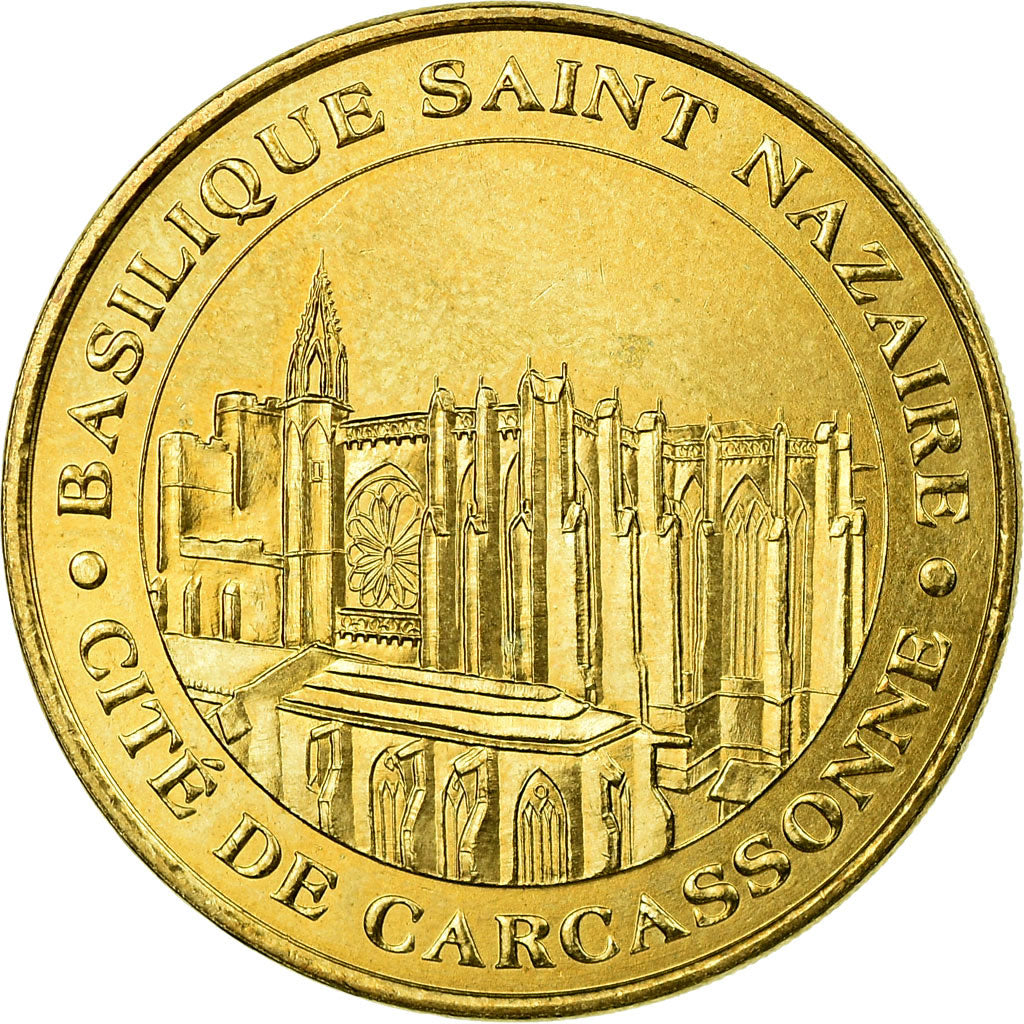 Francia, Token, Jetón turístico, 11/ Basilique Saint-Nazaire - Carcassonne