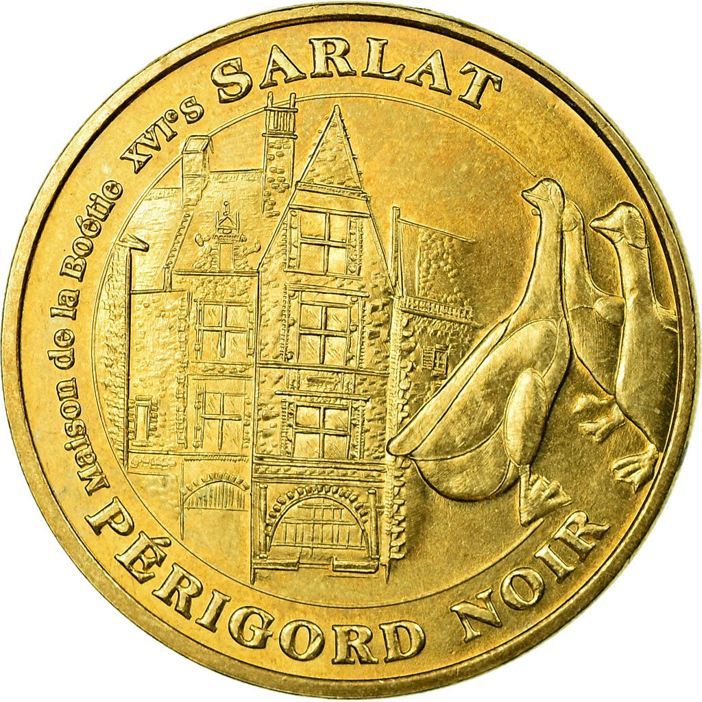 Francia, Token, Jetón turístico, 24/ Sarlat - Maison de la Boétie, Arts &