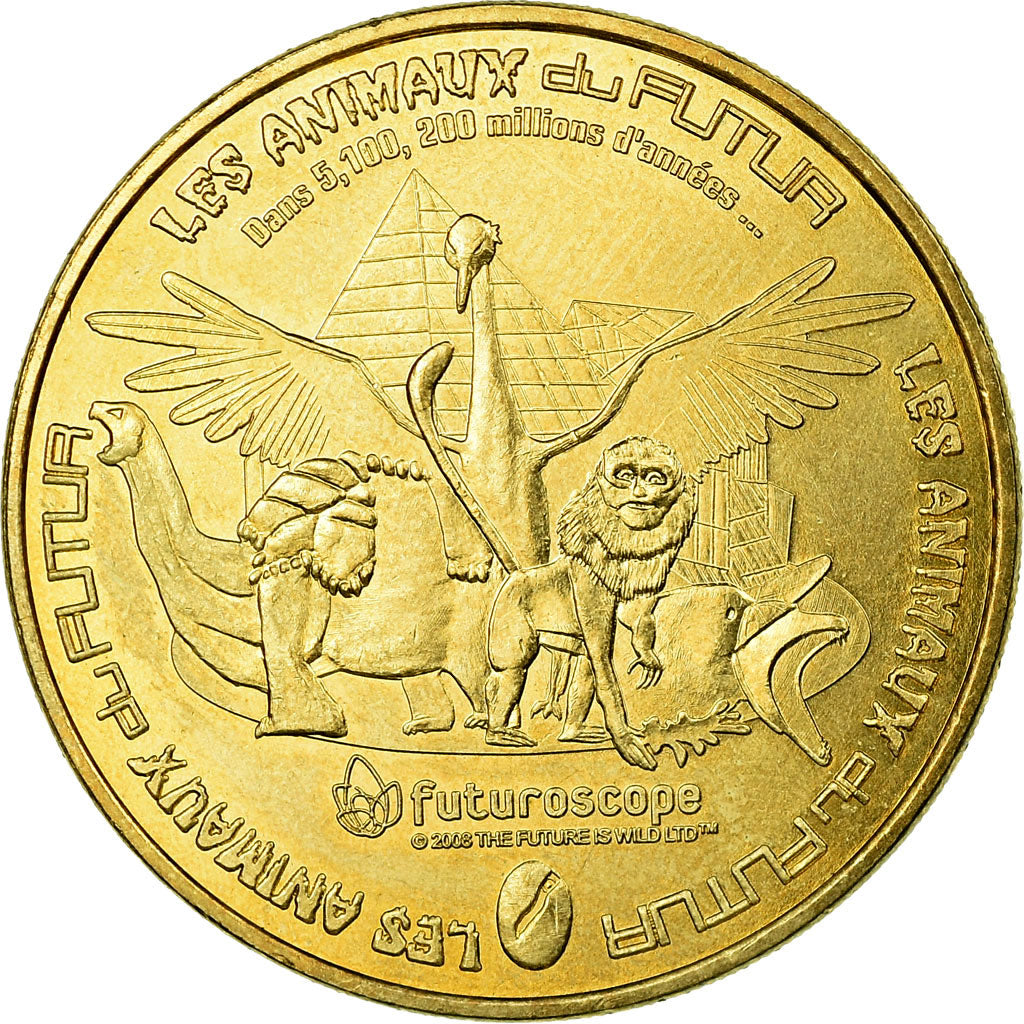 France, Token, Touristic token, Jaunay-Clan - Futuroscope n°7, Arts & Culture