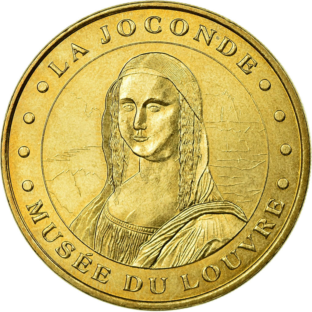 France, Token, Touristic token, Paris - Musée du Louvre n°2 - La Joconde, Arts