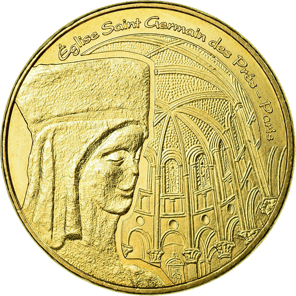Francia, Token, Jetón turístico, Paris - Saint-Germain-des-Prés - Eglise