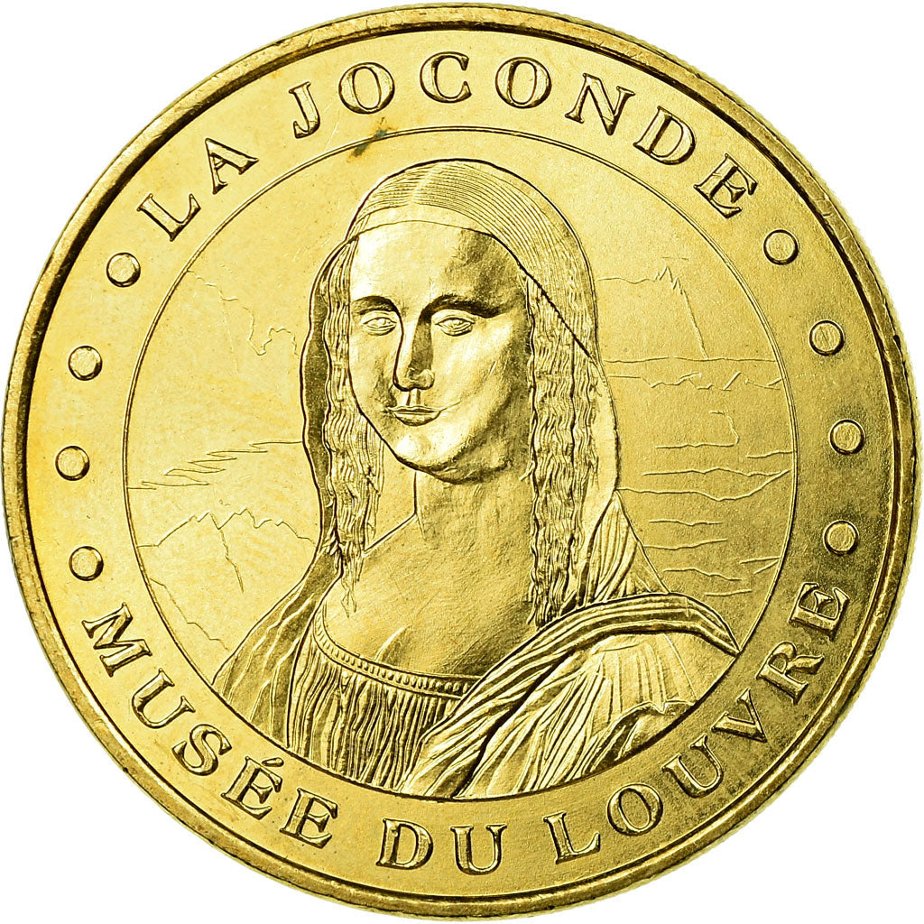 France, Token, Touristic token, Paris - Musée du Louvre - La Joconde - 20 ans