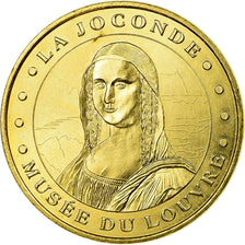 France, Token, Touristic token, Paris - Musée du Louvre - La Joconde - 20 ans