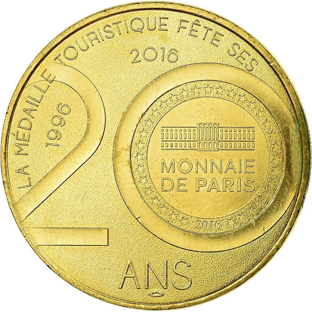 France, Token, Touristic token, Paris - Musée du Louvre - La Joconde - 20 ans