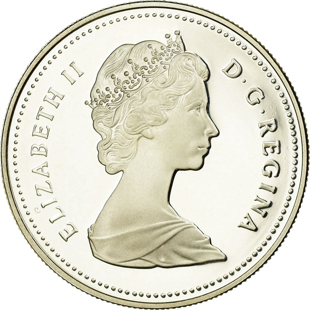 Coin, Canada, Elizabeth II, Dollar, 1989, Royal Canadian Mint, Ottawa, Proof