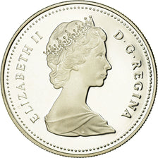Coin, Canada, Elizabeth II, Dollar, 1989, Royal Canadian Mint, Ottawa, Proof
