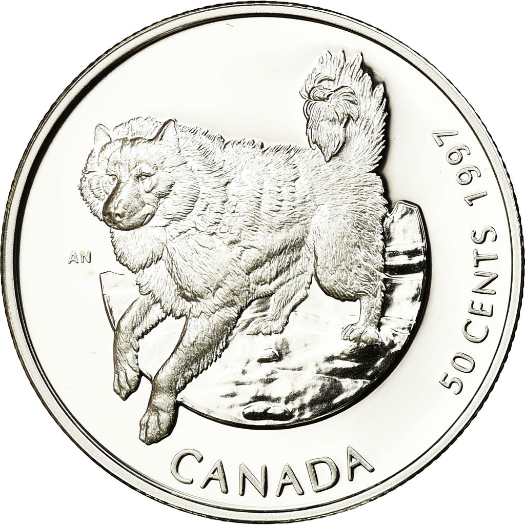 Coin, Canada, Elizabeth II, 50 Cents, 1997, Royal Canadian Mint, Ottawa, Proof