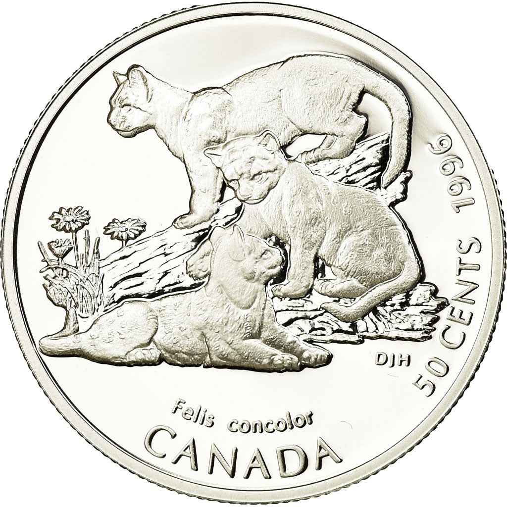 Coin, Canada, Elizabeth II, 50 Cents, 1996, Royal Canadian Mint, Ottawa, Proof