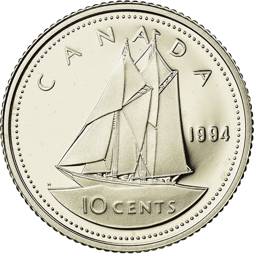 Monnaie, Canada, Elizabeth II, 10 Cents, 1994, Royal Canadian Mint, Ottawa