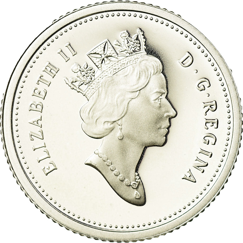 Coin, Canada, Elizabeth II, 10 Cents, 1999, Royal Canadian Mint, Ottawa, Proof