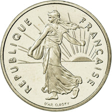 Coin, France, Semeuse, 1/2 Franc, 1999, Paris, BE, MS(65-70), Nickel, KM:931.2