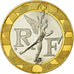 Moeda, França, Génie, 10 Francs, 1999, Paris, BE, MS(65-70), Alumínio-Bronze