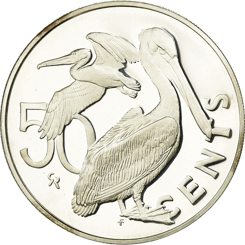 Coin, BRITISH VIRGIN ISLANDS, Elizabeth II, 50 Cents, 1977, Franklin Mint