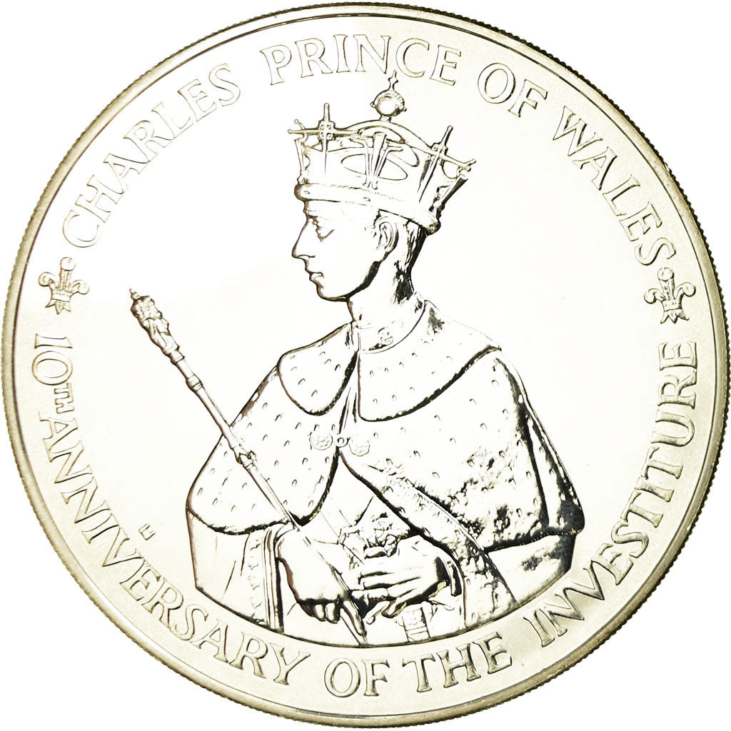 Coin, Jamaica, Elizabeth II, 25 Dollars, 1979, Franklin Mint, MS(65-70), Silver