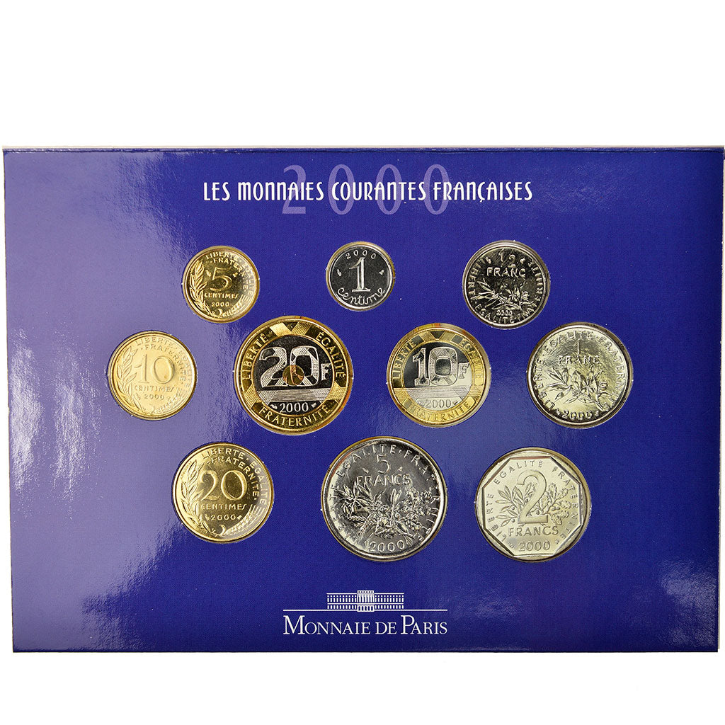 Münze, Frankreich, Set, 2000, Paris, STGL, Gadoury:page 288
