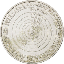 GERMANY - FEDERAL REPUBLIC, 5 Mark, 1973, Hamburg, KM #136, AU(55-58), Silver,..