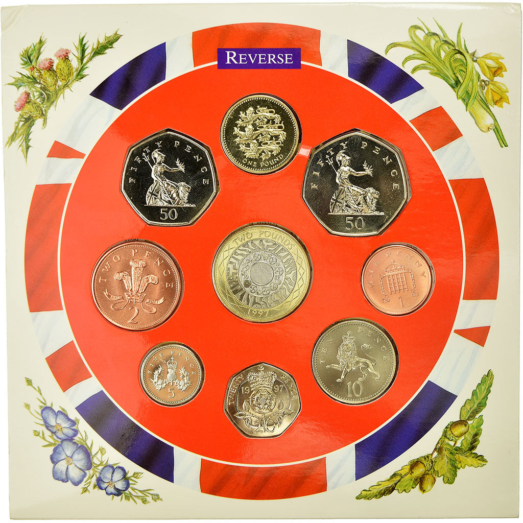 Münze, Großbritannien, Set, 1997, STGL, (No Composition)