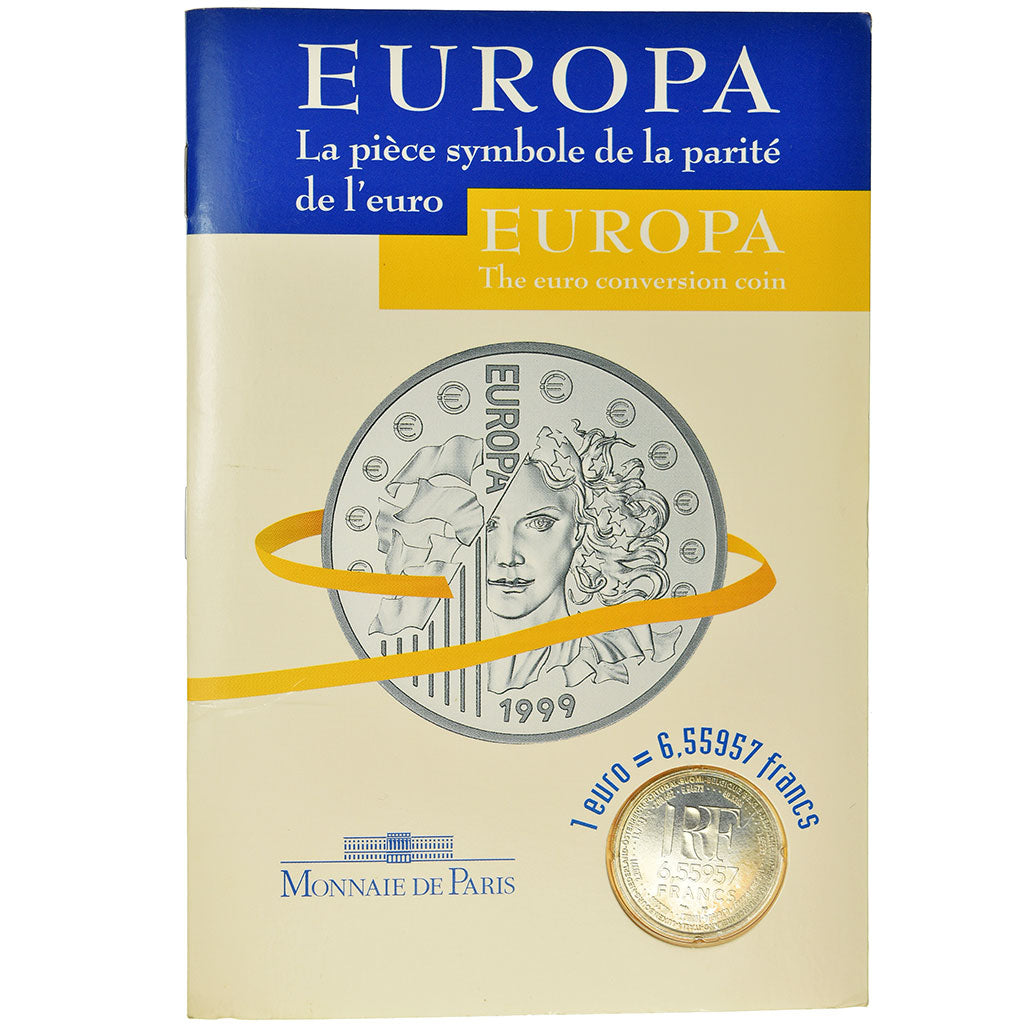 Moneta, Francja, 6.55957 Francs, 1999, Paris, MS(65-70), Srebro, KM:1254