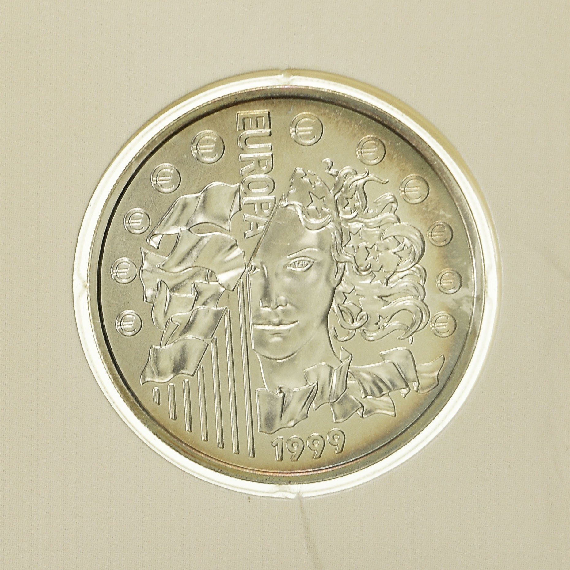 Moneta, Francja, 6.55957 Francs, 1999, Paris, MS(65-70), Srebro, KM:1254