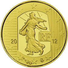 Francia, 5 Euro, 2012, BE, FDC, Oro, Gadoury:EU525, KM:1890