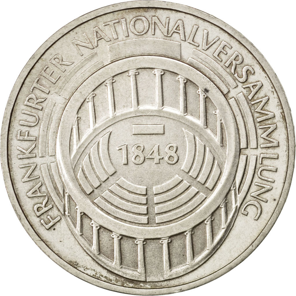 GERMANY - FEDERAL REPUBLIC, 5 Mark, 1973, Karlsruhe, KM #137, AU(55-58),...