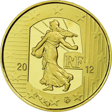 France, 5 Euro, 2012, BE, MS(65-70), Gold, Gadoury:EU525, KM:1890