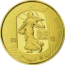 France, 5 Euro, 2012, BE, MS(65-70), Gold, Gadoury:EU525, KM:1890